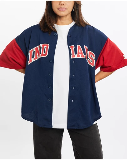 Vintage by The Real Deal - Pre Loved - Vintage Starter MLB Cleveland Indians Jersey