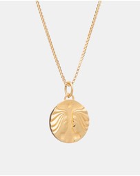 Rachel Jackson - Zodiac Art Coin Necklace Gemini