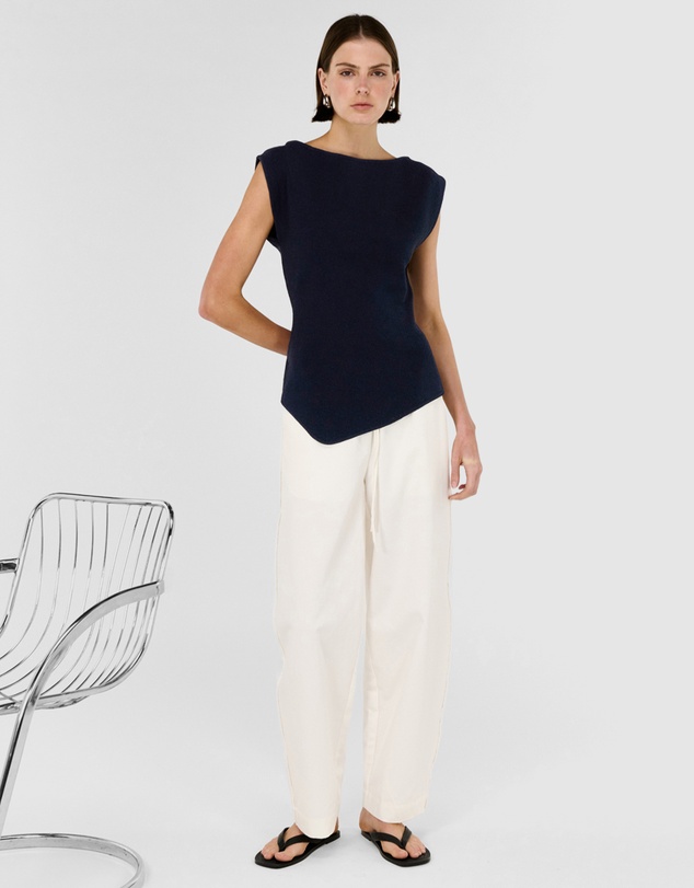 Staple the Label - Cassian Asymmetrical Knit Top