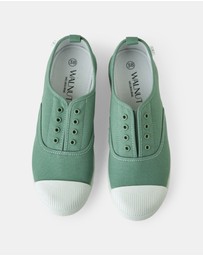 Walnut Melbourne - Euro Canvas Plimsole