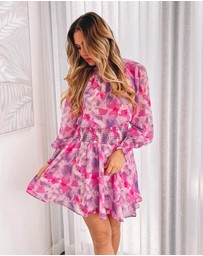 Esther & Co - Neary Dress - Mulberry Blossom