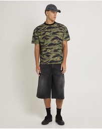 Insight - Tiger Camo Cropped T-Shirt