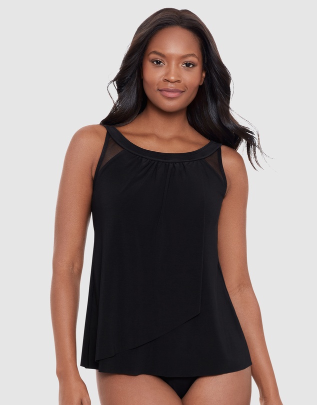Miraclesuit Swimwear  - Illusionists Ursula Underwired High Neck Tankini Top