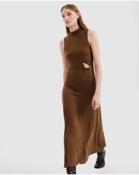 M.N.G - Knitted Dress With Metal Detail