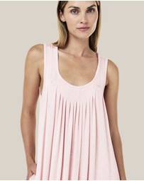 Papinelle - Kate Modal Soft Pleat Front Maxi Nightie