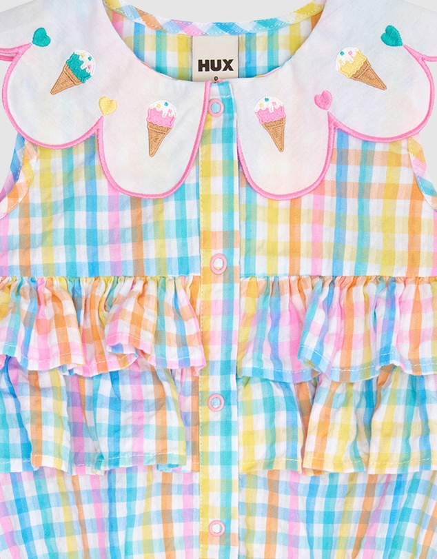 Huxbaby - Ice Cream Collar Romper - ICONIC EXCLUSIVE - Babies