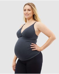 Cake Maternity - Marshmallow Maternity and Nursing Tank Top