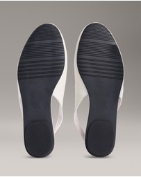 Calvin Klein - Leather Slingback Ballerinas