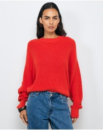 AERE - Cotton Cashmere Blend Relaxed Jumper