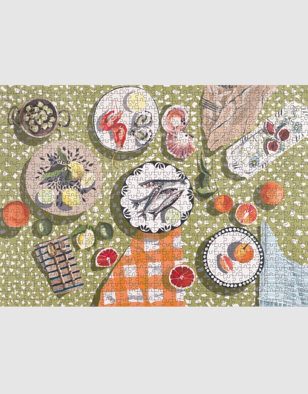 Journey Of Something - 1000 Piece Puzzle - Table By The Sea