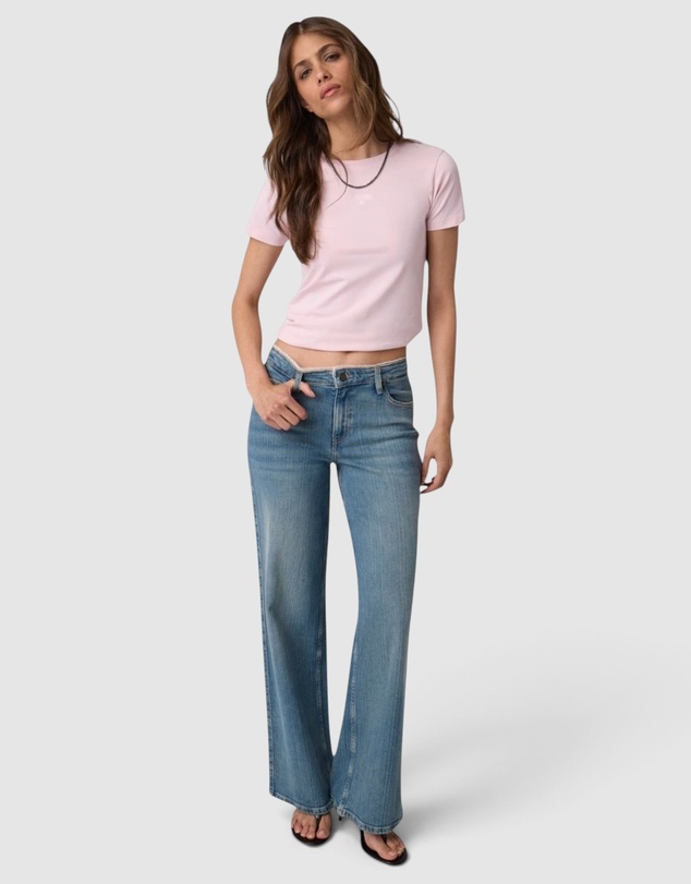 GUESS Jeans - GUESS JEANS Mid-Rise G11 Wide Leg Jeans