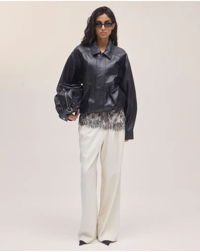 Minima Esenciales - Isra Cotton Twill Tailored Pants