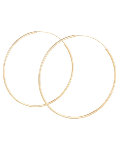 Lovisa - Gold Plated Sterling Silver 50mm Hoop