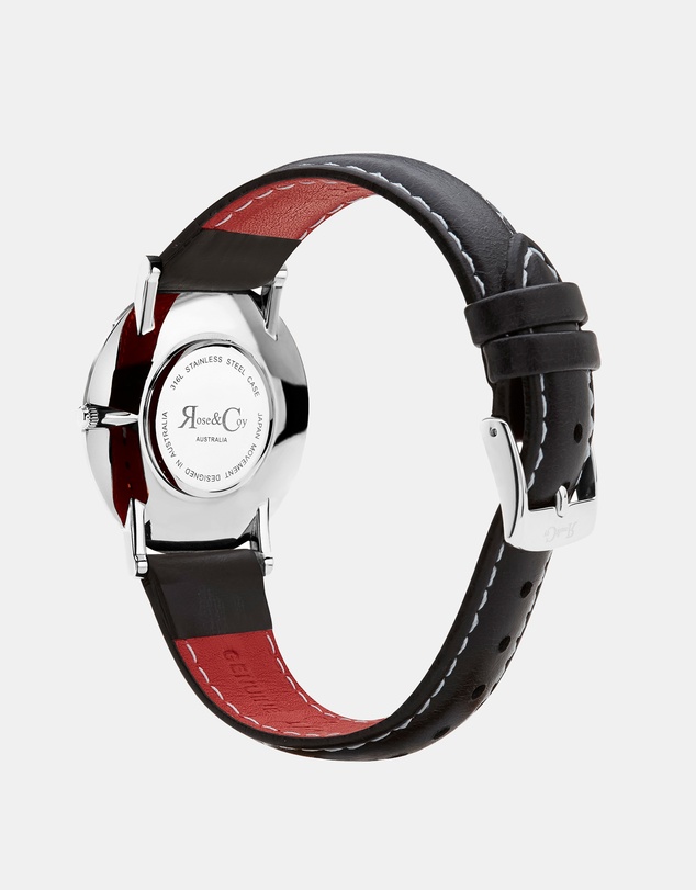 Rose & Coy - Art Series Skull & Rose Watch