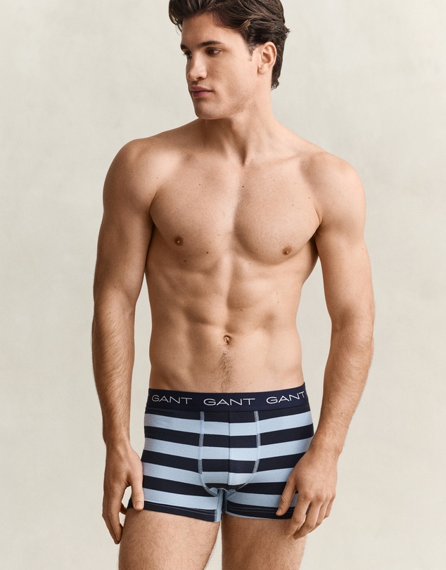Gant - 3 Pack Stripe Trunks