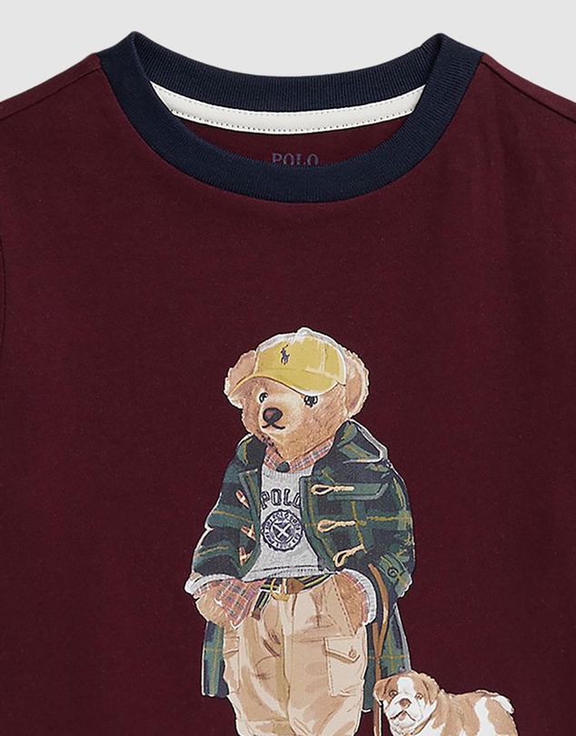Polo Ralph Lauren - Polo Bear Cotton Ringer Tee - Kids