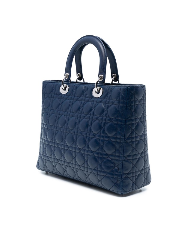 Pre-Loved by Azura Reborn - Pre-Loved Dior Large Lambskin Cannage Lady Dior