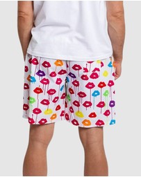 Sant And Abel - Men's Drawbertson Drippy Lips Sleep Shorts