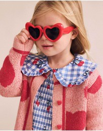 Huxbaby - Heart Tipped Cardigan - Babies-Kids