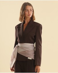Morgan & Taylor - Evie Light-Weight Scarf in Beige