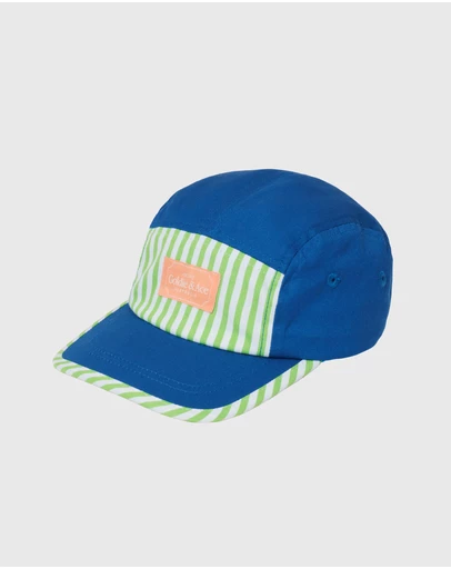 Goldie + Ace - Lightweight Cotton Twill Side Panel Cap - ICONIC EXCLUSIVE - Babies-Teens