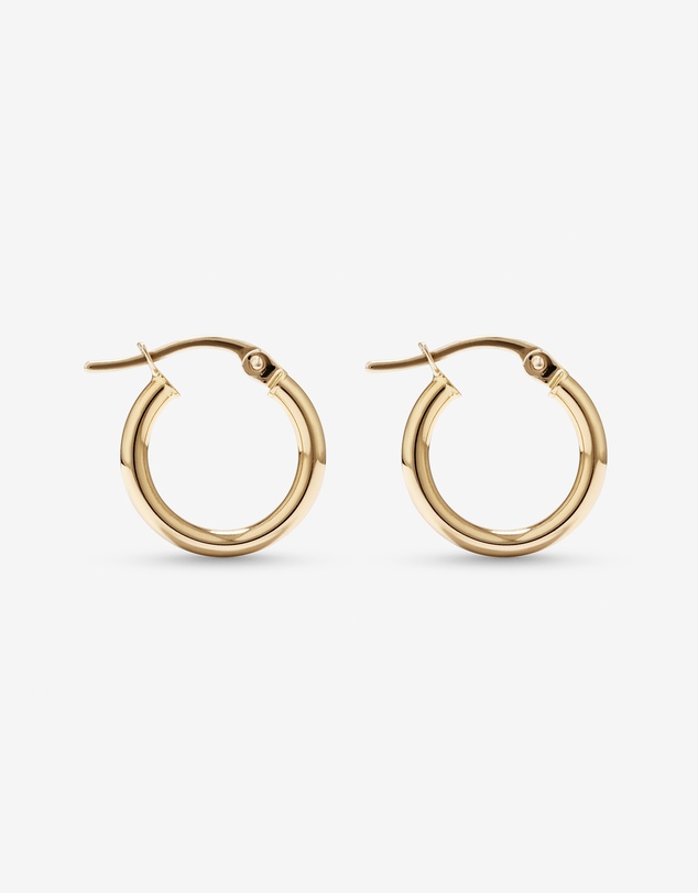 Michael Hill - 14mm Hoop Earrings in 10kt Yellow Gold