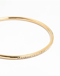 Lovisa - Waterproof Gold Plated Stainless Steel Diamante Bangle
