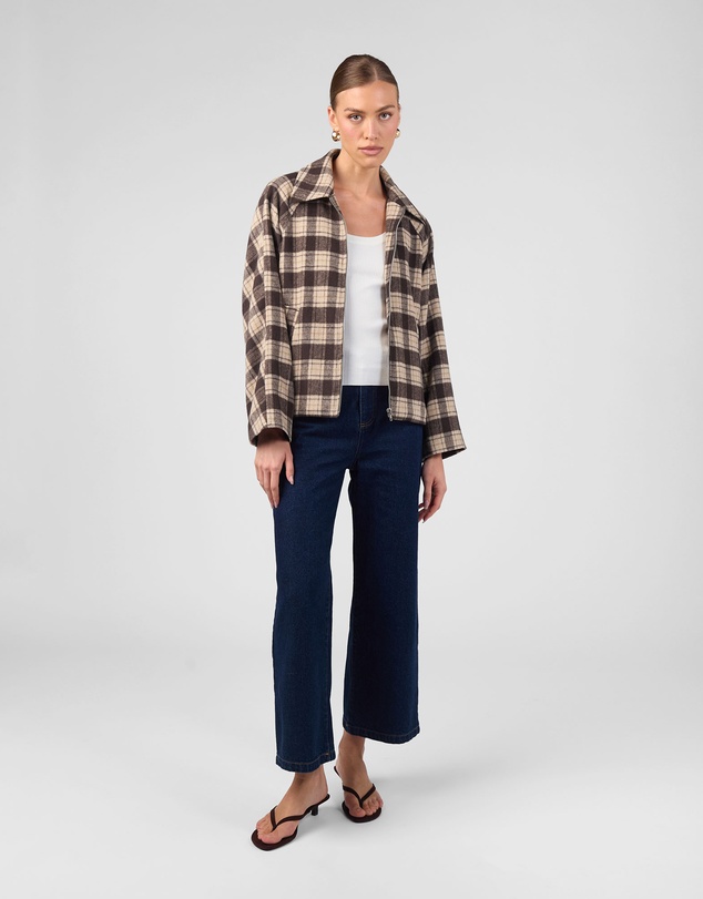 MVN - Plaid Short Jacket