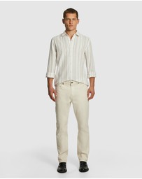 yd. - Island Stripe Textured Shirt