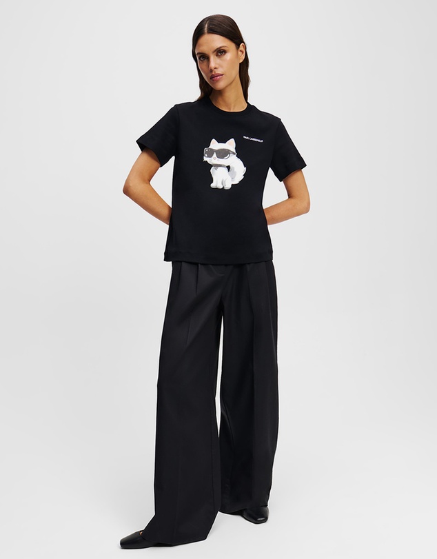 Karl Lagerfeld - Ikon Choupette Aquarelle T-Shirt