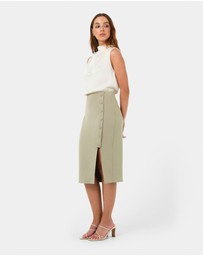 Forcast - Ace Side Button Skirt