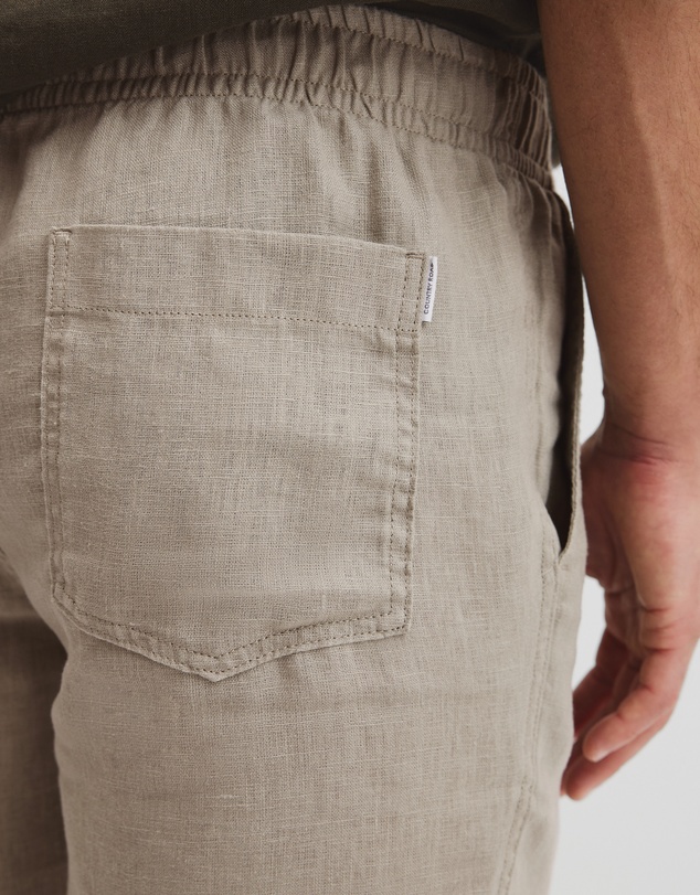 Country Road - Organically Grown Linen Drawcord Short