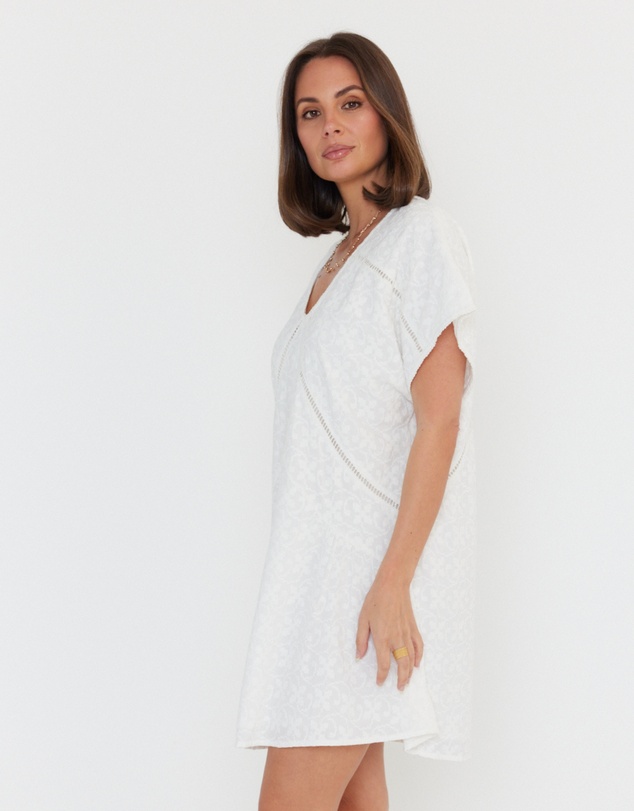 ALEXANDRA - Isaac Dress White