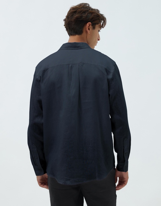 AERE - Resort Linen LS Shirt