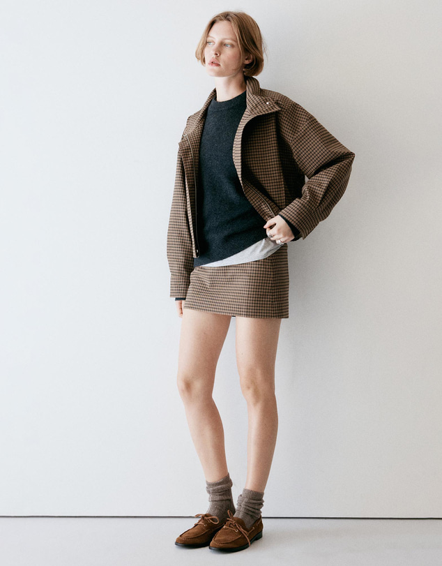 M.N.G - Short Check Skirt
