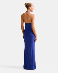 Forever New - Abby Halter Neck Mesh Maxi Dress