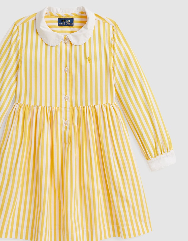 Polo Ralph Lauren - Striped Cotton Poplin Shirtdress - Kids