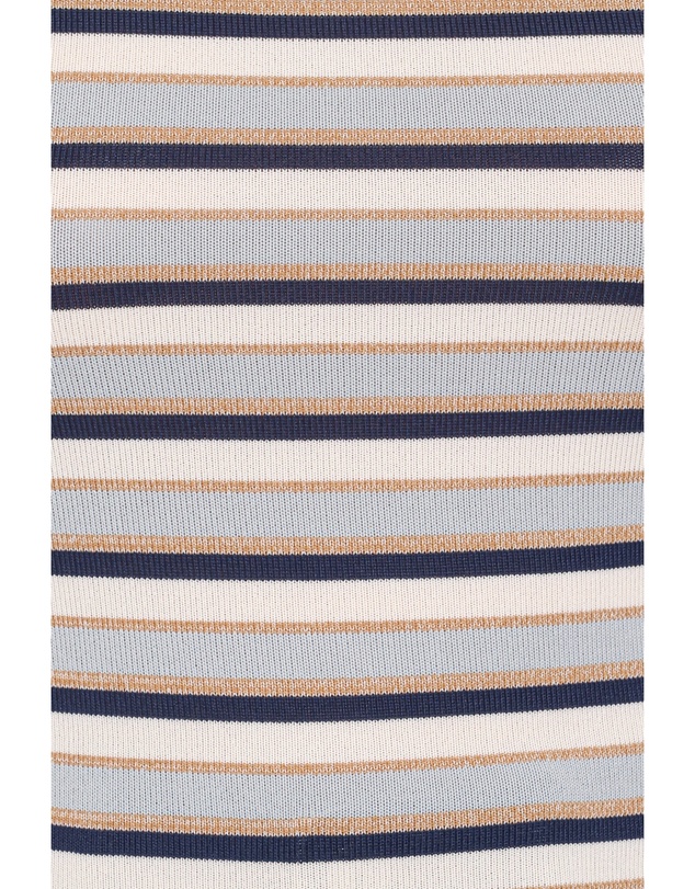 Petal & Pup - Riele Open Back Knit Top - Blue Stripe