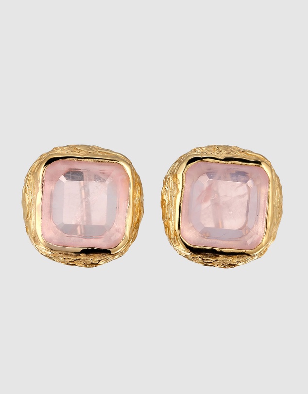 Haze & Glory - Rebel Rose Stud Earrings - Gold