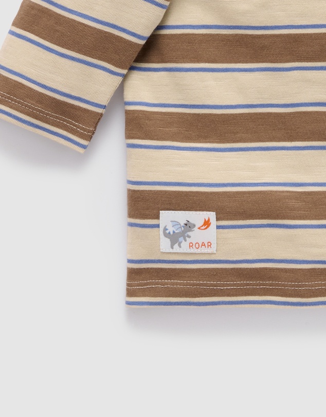 Purebaby - Stripey Long Sleeve Tee -Kids-Babies