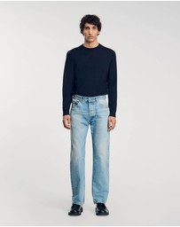 Sandro - Regular Stonewash And Whiskers Jeans