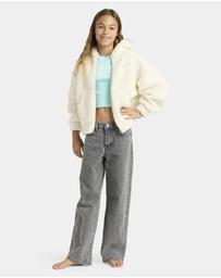 Roxy - Girls 4 to 16 Back to Full Fleece Jacket
