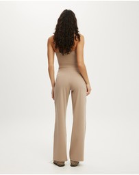 Cotton On Body Active - Ultra Soft Tie Front Wide Leg Pant