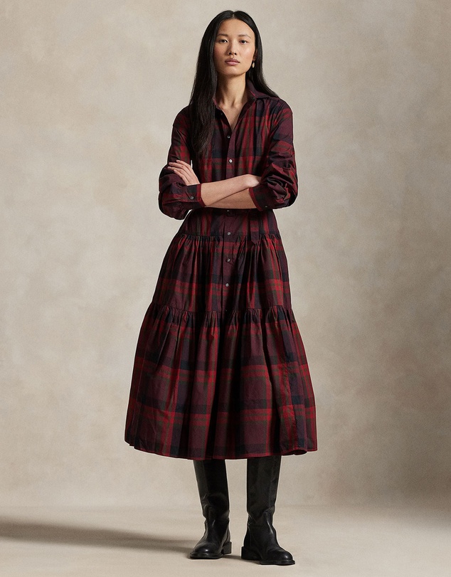 Polo Ralph Lauren - Plaid Tiered Shirtdress