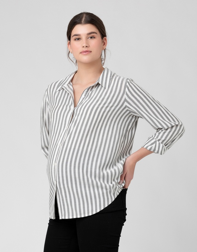 Ripe Maternity - Lou Stripe Shirt