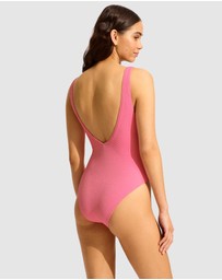 Seafolly - Sea Dive Deep V Neck One Piece