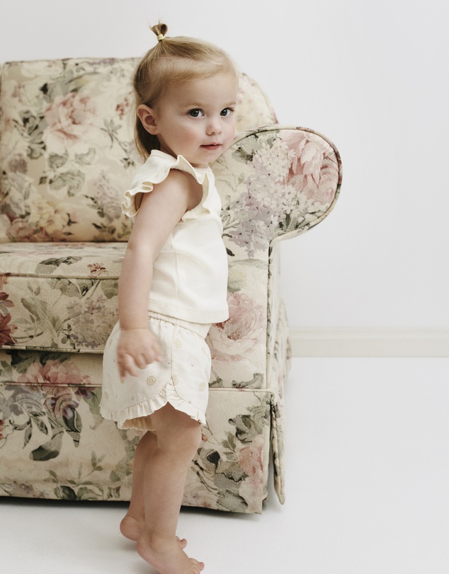 Country Road - Pull On Embroidered Short