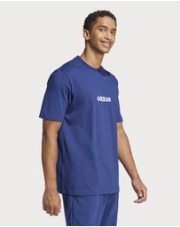 adidas Sportswear - Essentials Linear Single Jersey Tee Mens