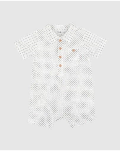 Bebe by Minihaha - Roman Collared Rompers - Babies