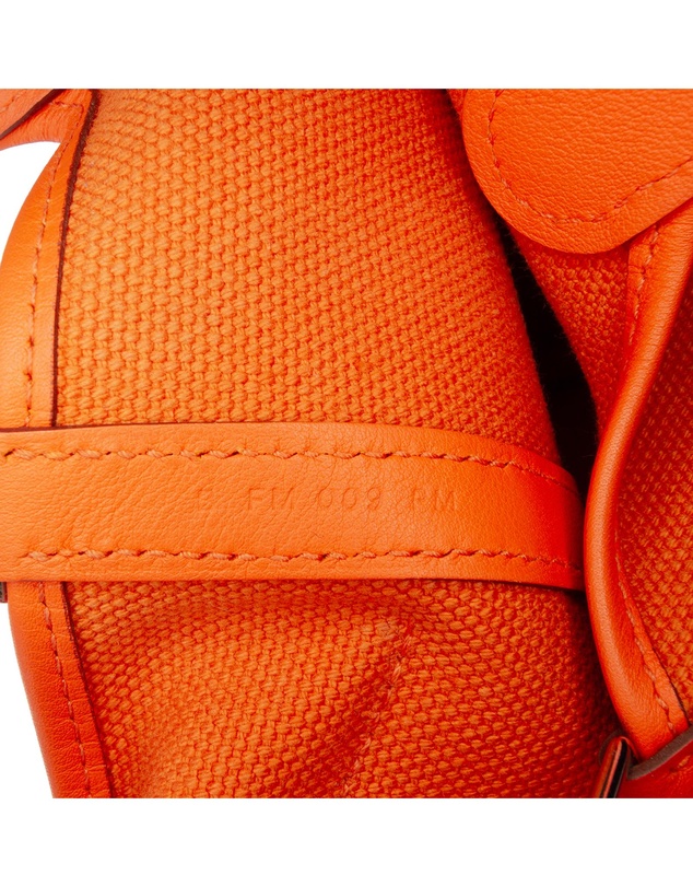 Hermes - Pre-Loved Toile Goeland and Swift Cargo Picotin Lock 18